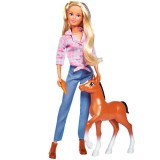 Papusa Simba Steffi Love Little Horse 29 cm cu figurina si accesorii {WWWWWproduct_manufacturerWWWWW}ZZZZZ]