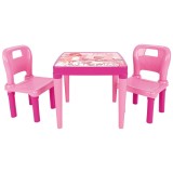 Set Masuta cu 2 scaune pentru copii Pilsan Hobby Study Table pink {WWWWWproduct_manufacturerWWWWW}ZZZZZ]
