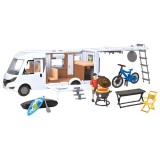 Rulota Dickie Toys Camper Hymer Camping Van Class B cu figurina si accesorii {WWWWWproduct_manufacturerWWWWW}ZZZZZ]