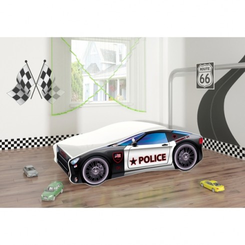 Patut tineret MyKids Race Car 03 Police 140x70