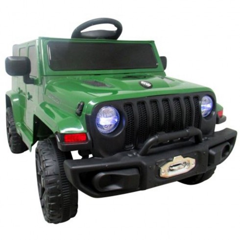 Jeep electric cu telecomanda R-Sport F3 Cabrio verde