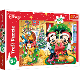 Puzzle Trefl Disney Mickey Mouse, Magia Craciunului 100 piese {WWWWWproduct_manufacturerWWWWW}ZZZZZ]