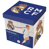 Taburet pentru depozitare jucarii Arditex Real Madrid CF