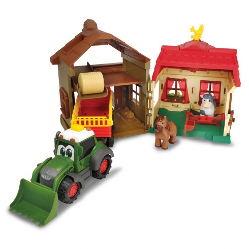 Set Dickie Toys Happy Farm House cu tractor si accesorii {WWWWWproduct_manufacturerWWWWW}ZZZZZ]