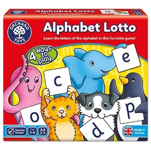 Joc in limba engleza Orchard Toys Alfabetul Alphabet lotto 