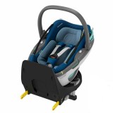 Pachet Scaun auto Maxi-Cosi I-Size Coral 360 si Baza FamilyFix 360 essential blue