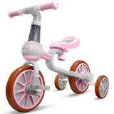 Bicicleta cu roti ajutatoare Ecotoys LC-V1311 roz