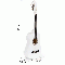 Chitara din lemn Ecotoys HX18026-34 86x31 cm alb