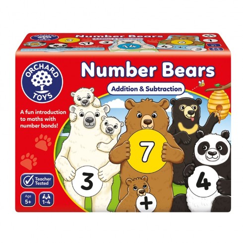 Joc educativ Orchard Toys Numarul Ursuletilor Number Bears