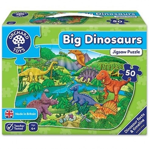 Puzzle de podea Orchard Toys Dinozauri 50 piese