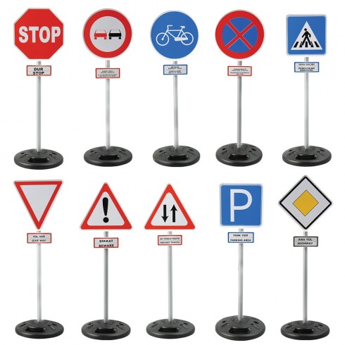 Set Pilsan Jucarie indicatoare rutiere Traffic Signs {WWWWWproduct_manufacturerWWWWW}ZZZZZ]