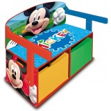 Mobilier depozitare jucarii Arditex 2 in 1 Mickey Mouse Clubhouse