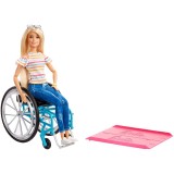Papusa Barbie by Mattel Fashionistas papusa in scaun cu rotile si rampa {WWWWWproduct_manufacturerWWWWW}ZZZZZ]