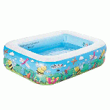 Piscina Happy People Flowers and Friends 132 x 94 x 36 cm