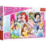 Puzzle Trefl Disney Princess, Printesele fermecate 100 piese {WWWWWproduct_manufacturerWWWWW}ZZZZZ]