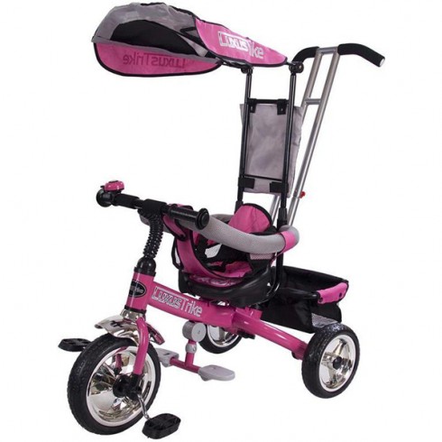 Tricicleta cu copertina Sun Baby Lux roz